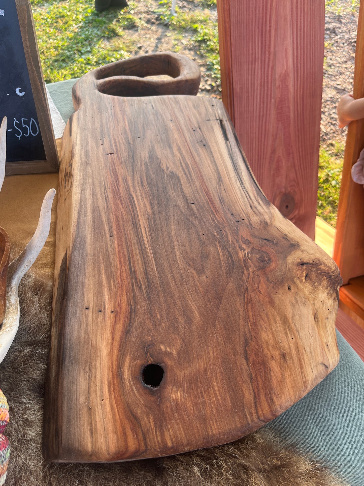 Live Edge Charcuterie Board